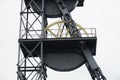 Coal mine shaft - elevator - Nowa Ruda, Poland Royalty Free Stock Photo