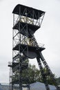 Coal mine shaft - elevator - Nowa Ruda, Poland Royalty Free Stock Photo