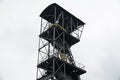 Coal mine shaft - elevator - Nowa Ruda, Poland Royalty Free Stock Photo