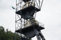 Coal mine shaft - elevator - Nowa Ruda, Poland Royalty Free Stock Photo