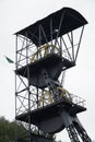 Coal mine shaft - elevator - Nowa Ruda, Poland Royalty Free Stock Photo