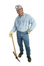 Coal Miner - Leaning on Pickax Royalty Free Stock Photo