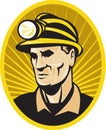 Coal miner worker front