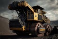 Coal mining machinery at industry career