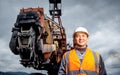 Coal mining worker Royalty Free Stock Photo