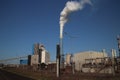 Coal power plant of Engie in the Maasvlakte harbor in the port of Rotterdam, sold in 2019 to Riverstone Holding LLC. Royalty Free Stock Photo