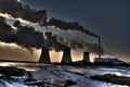 Coal powerplant Royalty Free Stock Photo