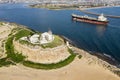 Coal Ship entering Newcastle Port - NSW Australia