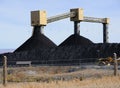 Coal Stockpile Royalty Free Stock Photo