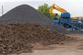 Coal Storage Digger Royalty Free Stock Photo