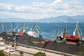 Coal terminal in the port of Nakhodka