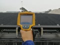 Coal thermography with thermal conductivity camera