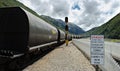 Coal Train at Arthurs pass, Ne Royalty Free Stock Photo