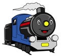 Coal train cartoon design illustrationwind a tornado