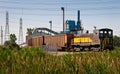 Coal Train Power Plant Unload