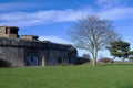 Coalhouse Fort ramparts, in Tibury, Essex, in February, 2022. Royalty Free Stock Photo