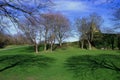 Reflections at Coalhouse Fort, in Tibury, Essex, in February, 2022. Royalty Free Stock Photo