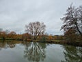 Coarse Fishing Lakes in the Cary Valley - Somerton - Somerset Royalty Free Stock Photo