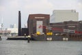 Coarse forge building the former RDM area of Heijplaat at Rotterdam Harbour