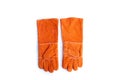 Coarse leather gloves