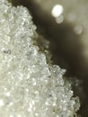 Coarse Salt Detailed Texture Background Macro closeup Royalty Free Stock Photo