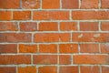 Coarse texture with bright orange, uneven exposed brick