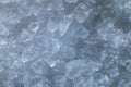 Coarse white iodized salt. Detailed background texture Macro close-up. Salt crystals of different sizes Royalty Free Stock Photo