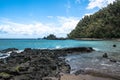 The coast along the road to Hana, Maui, Hawaii Royalty Free Stock Photo