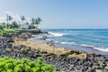 The coast along Spouting Horn, Kauai, Hawaii Royalty Free Stock Photo