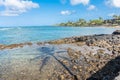 The coast along Spouting Horn, Kauai, Hawaii Royalty Free Stock Photo