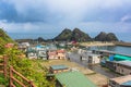 The coast along Tappi in front of the Tsugaru Strait, Aomori, Honshu, Japan