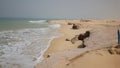 Coast around Nouadhibou Royalty Free Stock Photo