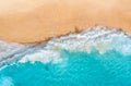 Coast as a background from top view. Turquoise water background from top view. Summer seascape from air. Nusa Penida island, Indon Royalty Free Stock Photo