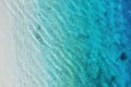 Coast as a background from top view. Turquoise water background from top view. Summer seascape from air. Gili Meno island, Indones Royalty Free Stock Photo