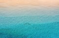 Coast as a background from top view. Turquoise water background from top view. Summer seascape from air. Gili Meno island, Indones Royalty Free Stock Photo