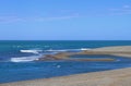 Coast of the Atlantic Ocean. Wild landscape.