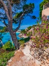 Seaside of Canyamel, beautiful coast on Majorca island Royalty Free Stock Photo