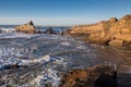 Coast of Biarritz Royalty Free Stock Photo