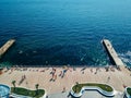 Coast of the Black Sea, Langeron beach Royalty Free Stock Photo