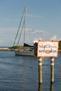 Coast boat signs