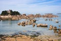 Coast of Brittany in France, near Ploumanach Royalty Free Stock Photo