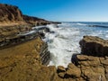 The Coast at Cabrillo National Monument on Point Loma Royalty Free Stock Photo