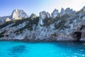 A view of Cala Goloritze beach, Sardegna Royalty Free Stock Photo