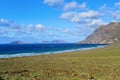 Coast of Caleta de Famara in Lanzarote, Spain