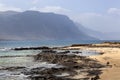 Coast of Caleta de Sebo on La Graciosa