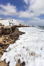 Coast of Caleta de Sebo on La Graciosa