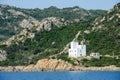 The coast at Capo Comino on the island of Sardinia Royalty Free Stock Photo