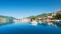 Coast of the city Herzeg Novi, Montenegro. Royalty Free Stock Photo