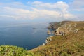 Coast in Cleden Cap Sizun Royalty Free Stock Photo
