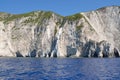 Coast cliff scenery